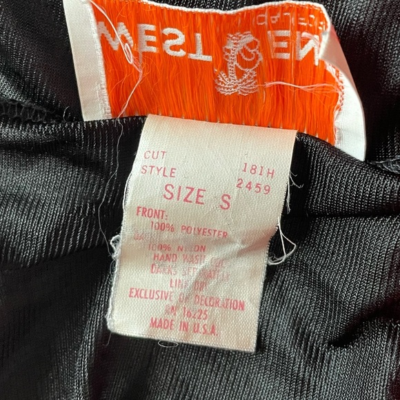 Vintage Red Black Jacquard Satin Lace Trim Teddy Lingerie 90s Small Whimsigoth - Picture 5 of 8